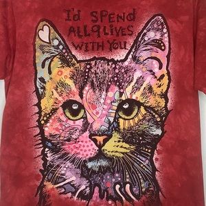 The Mountain Cat Shirt Size M